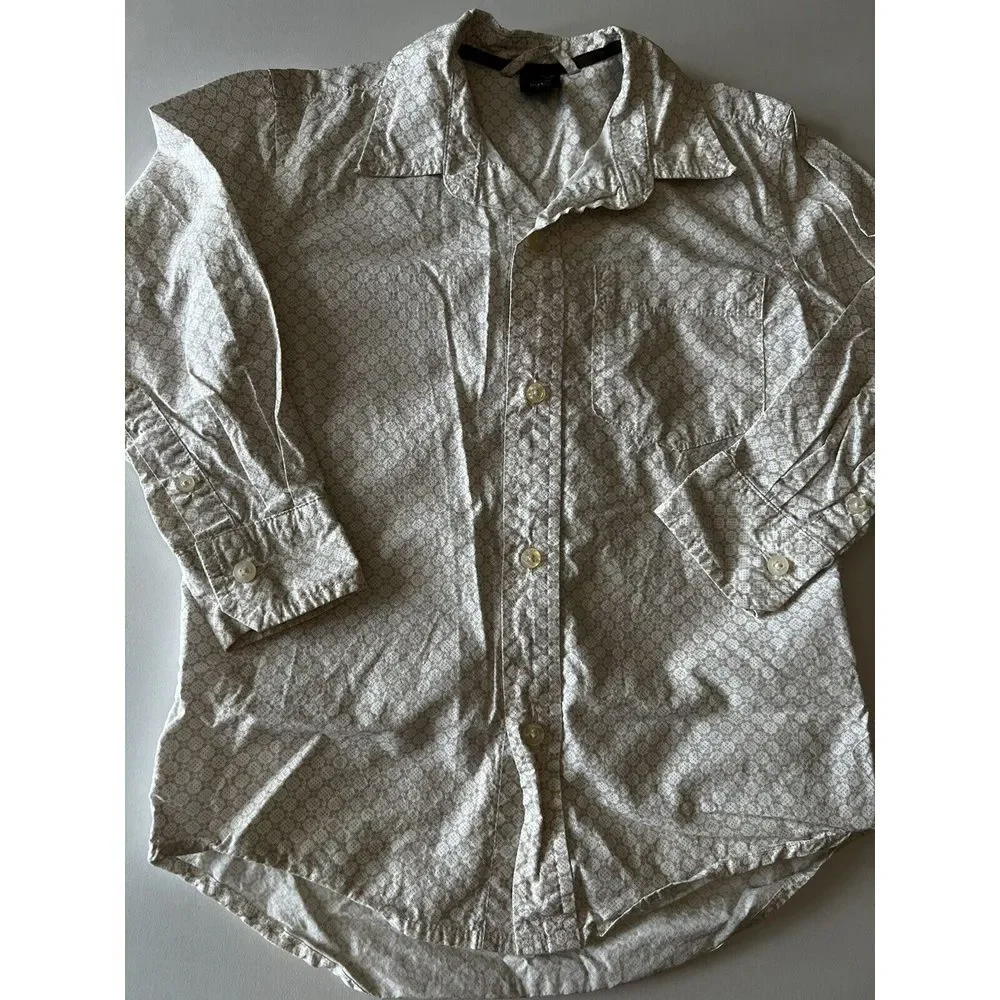 GAP Girls‎ Kids Size XS XSmall 4-5 Shirt Top Blouse Button Down Long Sleeve